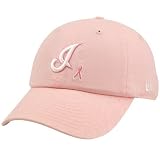 Cleveland Indians Hats : New Era Cleveland Indians Ladies Pink Ribbon Adjustable Hat