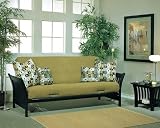 Product details for Futon Frame - Full Size Milan Futon in Black Metal - 35-6804-050