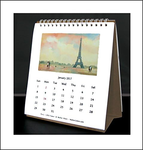 2017 Calendar Europe Sketches