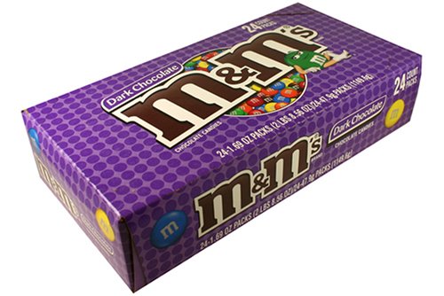 M&M Dark Chocolate 24 Packs by Mars