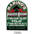 CUSTOMIZED Bluff or Fold Poker Room All Wood Decorative Sign