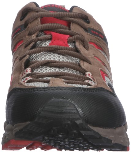 Wolverine Men's Hatch Hiking Shoe Gunsmoke/Scarlet 6841 12 UK