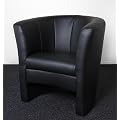 Cocktailsessel schwarz - Clubsessel, Loungesessel