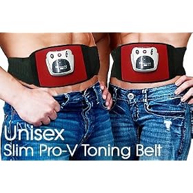 Homefront Slim Pro-V Advanced Unisex Abdominal Abs Toning Belt (NO REPLACEMENT PADS OR GEL REQUIRED EVER)