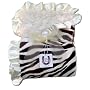 Max Daniel Baby Throw Blanket - Chocolate/Ivory Zebra