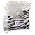 Max Daniel Baby Throw Blanket - Chocolate/Ivory Zebra