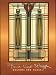 Pomegranate Frank Lloyd Wright/Glass Designs Standard Boxed Note Card Set (Pack of 2)