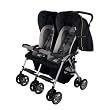 Combi Twin Savvy LX Side by Side Double Stroller in Black/Wasabi