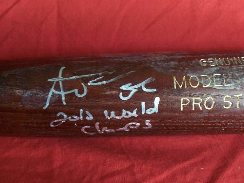 Andres Torres Autographed Baseball Bat with 