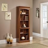 SAUDER Library Bookcase No Doors 101795 (Planked Cherry) (70-3/8H x 23-1/2W x...