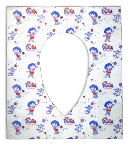 Neat Solutions 10-count Dora the Explorer Potty Topper Disposable Stick-in-Place Toilet Seat Covers Gift, Baby, NewBorn, Child