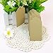 Wedding Brown Retangle Kraft Paper Tag Bonbonniere Favor Gift Tags with Jute Twines (200pcs)