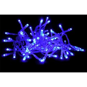 Simply Purple LED fairy lights, made by QB