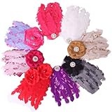 ベビー　キッズ　カチューシャ　ヘアアクセサリー　ヘアバンド　羽　通気性　髪飾り　かわいい　弾性 (ホワイト)