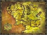The Lord Of The Rings - Giant Movie Poster - Map Of Middle Earth (Size: 54'' x 39'')