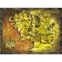 The Lord Of The Rings - Giant Movie Poster - Map Of Middle Earth (Size: 54'' x 39'')
