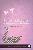 Implicit measures for social and personality psychology