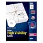 Avery High Visibility 2 1/2 Inch Diameter White Labels 300 Pack (5294)