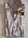 Men's 100% Thai Silk Shirts- Silver with Mosaic Artwork Pattern