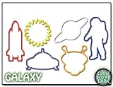 Rubbands Silly Bandz style 12 pack Galaxy