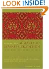 Sources of Japanese Tradition, Volume One: From Earliest Times to 1600 (vol. 1)