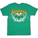 Aquaman Splash Green T-shirt Tee