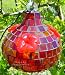 Bird Brain Rubies Cubed Hummingbird Feeder,  Yellow & Orange