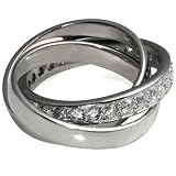 Goldmaid Damen-Ring 3 in 1 925 Sterlingsilber 32 Steine