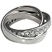 Goldmaid Damen-Ring 3 in 1 925 Sterlingsilber 32 Steine