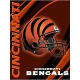 Northwest Cincinnati Bengals 60x80 Team Strength Plush Throw