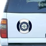 MLB Seattle Mariners 7 3/4" Baseball Team Logo Car Magnet
