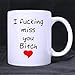 InterestPrint Best Friends Forever Never Apart Long Distance Friendship White Coffee Mug or Tea Cup, 11 ounce Funny Coffee Mug