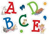 Eureka Wags and Whiskers Character Letters Bulletin Board Set, 5 Panels 17 x 24 Each