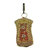 Birthday Gifts for Women A Stylish Handmade Cloth Mobile Phone Pouch with Colorful Embelishments