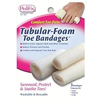 PediFix Tubular-Foam Toe Bandages
