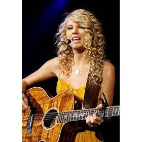 Taylor Swift Poster ~ Country Music Awards ~ Yellow Dress ~13x19"