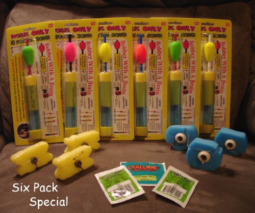 Big Ten Tackle's 6 Pack Special (Bobber With A Brain)