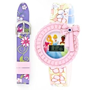 Disney Kids' PRS044T Interchangeable in Pencil Tin Princesses Digital Watch Disney Kids' PRS044T Interchangeable in Pencil Tin Princesses Digital Watch