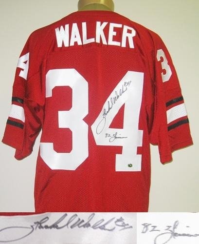 Herschel Walker Autographed/Hand Signed Georgia Bulldogs Jersey