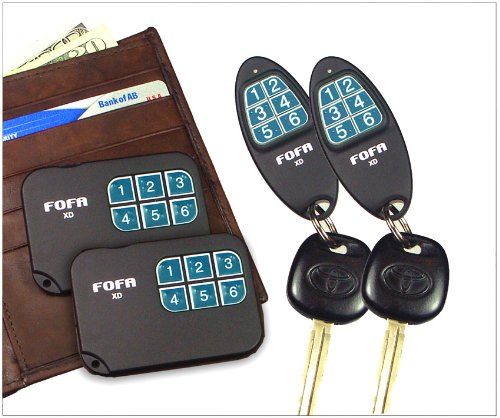 2-Way RF FOFA® Find One Find All® 2 Key Finders and 2 Wallet Locators (4 Piece Set)