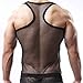 YOOBNG Sexy Men's Underwear Sleeveless Vest Tank Top Mesh Fishnet Undershirt