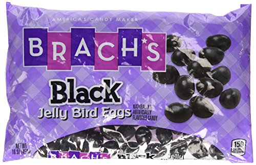 Brachs Black Jelly Bird Eggs 4 ~ 16oz Pkgs