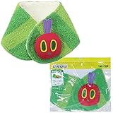 2016年 秋冬 はらぺこあおむし マスコット付き ボアフリース ネックウォーマー THE WORLD OF ERIC CARLE グリーン◇11×50cm