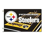 Pittsburgh Steelers NFL Field Design 3'x5' Banner Flag