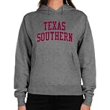 NCAA Texas Southern Tigers Ladies Basic Arch Midweight Pullover Hoodie - Charcoal