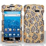 Premium - Samsung i897/Captivate Full Diamond Gold/Black Leopard Cover - Fa ....