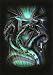 Black Diamond Dragon Deck Protector Sleeves for Yu-Gi-Oh Cards