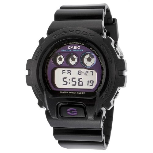 Casio G-Shock DW6900MF-1CR 47mm Plastic Case Black Resin Mineral Men's Watch