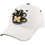 Zephyr Michigan Wolverines Triple White Fitted Hat