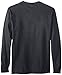Russell Athletic Men's Basic Cotton Long Sleeve Tee, Black Heather, Medium